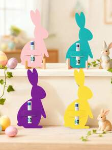 12个复活节兔子造型无纺布餐具袋，复活节家居餐桌装饰，复活节装饰品，复活节礼物，复活节派对用品，复活节派对餐具装饰，复活节餐桌装饰，厨房和餐厅装饰，复活节房间装饰，家居装饰，复活节装饰品，复活节礼物，复活节餐桌装饰