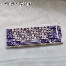 XVX “猫眼石 Max”键帽，新月形磨砂半透明个性化 PC 磨砂质感原装磁吸轴键盘键帽 - 只有鍵帽 - 查看 1