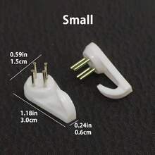 10个隐形塑料墙钩，无痕墙面挂钩，相框悬挂套装，无缝收纳悬挂，适用于相框、艺术品、圣诞装饰品、节日花环、墙面收纳，适用于家庭、办公室、宿舍，适合成人、租房者、房主和艺术爱好者。 - 白色 - 查看 12