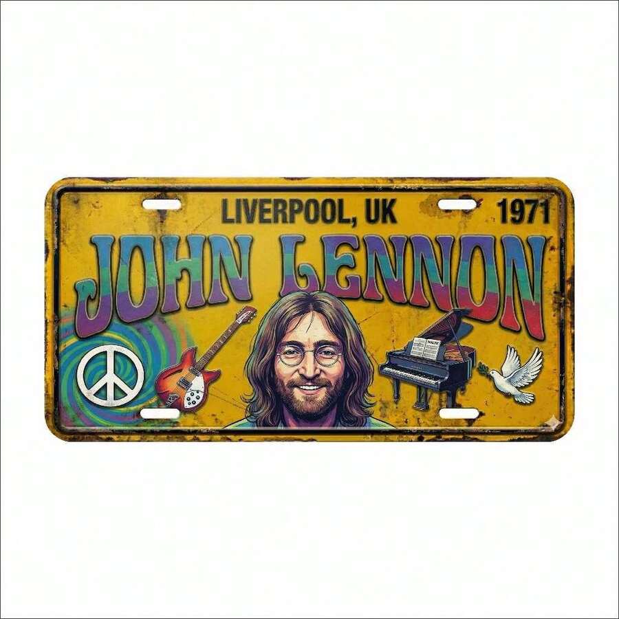 Decorative MDF Plaque 30x15cm American Car Plate Style - Rock And Pop Culture Retro Vintage - 美國-52 - 查看 1