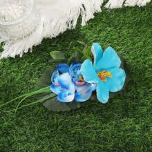 1个夏威夷花朵发夹 - 人造热带花朵发饰，女士适用 - 彩色 - 查看 4