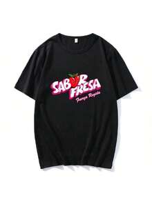 Fuerza Regida Band T-Shirt Cotton High Quality Summer Tee-Shirt Streetwear Men Women Casual Tshirts Cartoon Graphic Printing Tee - Black - View 1