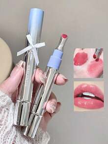 持久亮泽唇彩，高显色度，保湿丰盈，闪亮唇油 - 無味 - 查看 6