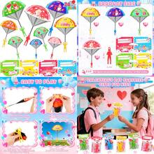 Valentines Day Cards Gifts For : 28 Pack Min Parachute Toys With Army Men Bulk School Classroom Valentine Gifts Exchange For 5 6 7 8 9 10 12 Year Old Boys Girls Party FavorFull Of Fun - Valentines28Pack - View 1