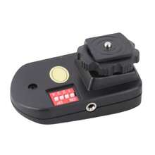 433MHZ 16 Channel Wireless Flash Trigger Set Fast Sync Universal Compatibility with 1 Transmitter 2 Receivers 1 Sync Wire Cable for Camera Studio Outdoor Shooting - Negro - Ver 9