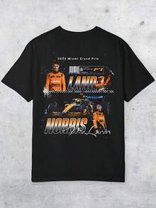 F1 Racing T-Shirt, Fan Gift - Negro - Ver 1