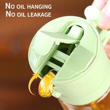 2-In-1 Oil Sprayer & Pourer - Non-Stick Glass Auto-Open/Brush For Fat Loss - Multicolor - View 4