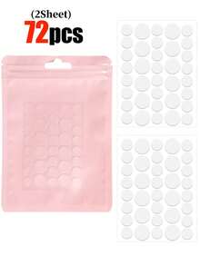 1440片圆形面部贴纸 - 装饰贴纸,摄影道具必备,适用于面部彩绘,可用于各种派对、聚会和娱乐活动,经济实惠,旅行必备,卧室装饰,化妆品配件,摄影必备道具,赠品,旅行必备,廉价好物,旅行必备 - 彩色 - 查看 8