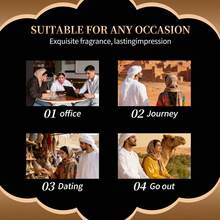 10毫升中东阿拉伯沉香精油滚珠，麝香琥珀橙檀香调，适合多种场合 - 多樣化香型 - 查看 5
