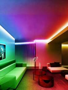 3ft-100ft LED Light Strip, TV LED Backlight, USB Powered, Adjustable Color Temperature & Brightness, Button Control, Plug And Play, Easy Installation, Decorative Night Light, Suitable For Home, Bedroom, Living Room, Holiday, Kitchen, Ceiling, Desk, Home Kitchen Decor, Party - Colored Light - View 11