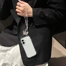 Mặt dây chuyền hình mèo 3D trong suốt với thiết kế mặt và tai, tương thích với iPhone 17 Air/17/17 Pro/17 Pro Max, 16/15/12/13/14 Pro Max, 12 Pro/12 Pro Max/13 Pro/13 Pro Max/14 Pro/14 Pro Max, được làm từ chất liệu silicon mềm, chống nước, chống sốc và chống trầy xước. - Trong sáng - Xem 3