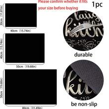 1 pezzo Copertura protettiva da tavolo, anti-graffio, resistente al calore. Adatta per piastre di cottura in vetro elettriche, coperchi per pentole, asse da stiro, macchine da caffè e altri elettrodomestici per la casa. Decorazione per la cucina di famiglia, feste, regali per coppie e il miglior regalo per gli amici. - Multicolore - Visualizzare 9