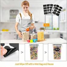 Canning Container Kit - 10 Stück (1,6 l) schwarz+rosa - Übersicht 5