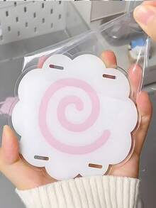 1个甜美精致的鱼板笔筒亚克力桌面收纳化妆品架学生文具架 - 彩色 - 查看 7