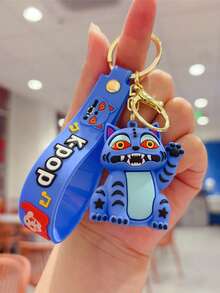 Mattel Demon Hunter Anime Keychain, PVC Backpack Pendant - Multicolor - View 18