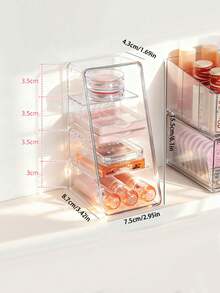 这款单件式化妆品收纳盒可用于存放遥控器、文具、笔记本、口红、化妆品等物品。适用于梳妆台、抽屉分隔板和桌面化妆品收纳，可用作化妆品收纳盒、梳妆台托盘、桌面整理盒和家居收纳盒。适用多种场景，也可用于放置遥控器。 - 彩色 - 查看 12