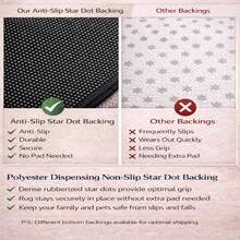 现代风格，热带植物，绿色树叶图案地毯。波西米亚风格。客厅地毯。菱形天鹅绒长方形低绒地毯，压纹细节，装饰性地毯，适用于客厅、卧室及四季家居装饰。柔软，易于打理，可机洗。 - 彩色 - 查看 9