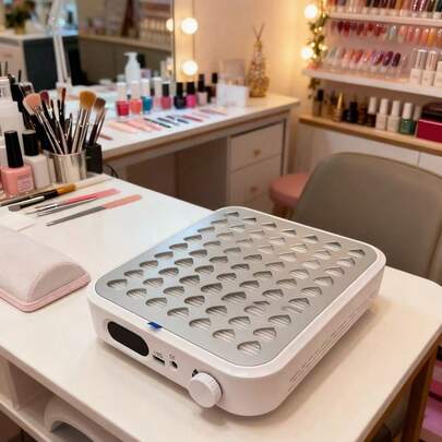 Filtro recolector de polvo de uñas reutilizable con diseño de telaraña - Eficiente para uso en salones de uñas y en el hogar, filtro de succión de polvo de uñas, sin olor y duradero con una fuerte succión, esencial para salones de uñas