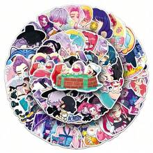 1/50pcs K-POP Huntrx Theme Sticker Pack (1 Random Pack Per Order, Various Vibrant Character And Chibi Designs, Waterproof Vinyl Material, Multiple Stickers Per Pack) - Ideal For Diaries, Scrapbooks - Multicolor - View 3