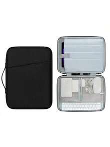 10.9英寸/12.9英寸通用平板电脑保护套，采用防震防水耐磨PU材质，多口袋设计，柔软内衬，适用于iPad 10/10.9英寸、7/8/9/10.2英寸、Mini 7/6、Air 11(M2)、Pro 12.9英寸等机型。商务旅行、办公通勤、学生、专业人士、汽车内饰收纳的理想之选。