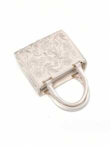 Elegant And Stylish Pearl Bags, Women's Mini Handbags, Women's Chain Crossbody Bags, Fashionable Small Handbags, Women's Luxury Designer Wallets, And Women's Fashion Bags. - Beige - View 2