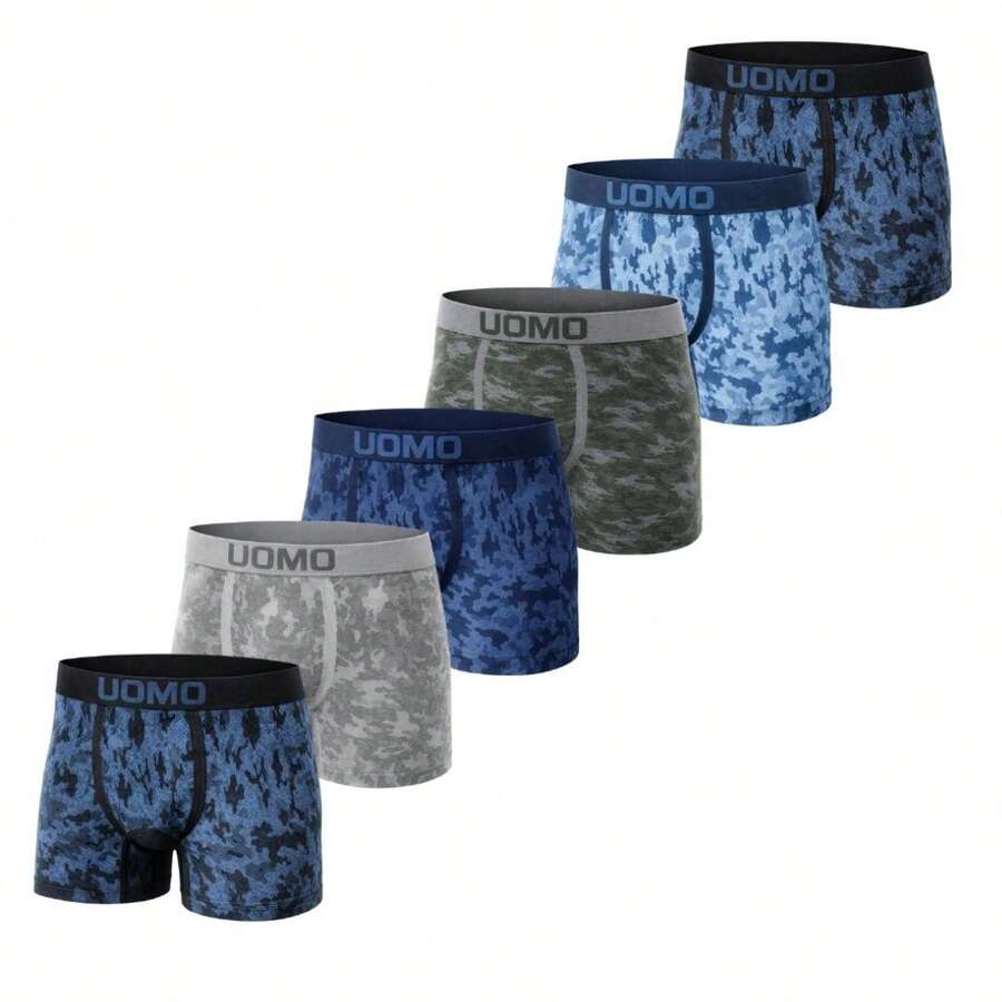 NAKLOE - Pack 6 - Boxer hombre - Boxer pack hombre - Ropa interior hombre - Boxer sin costuras - Ideal para uso diario y deporte - Transpirable y buena elasticidad - Multicolor - Ver 1