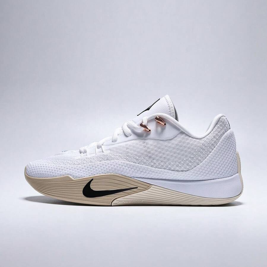 Men's Nike S.T. FLARE EP Basketball Shoes, Low-Top HF0232-100 - Mocha Brown - View 1