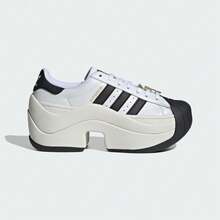 Adidas Originals Unisex SUPERSTAR BOLD Casual Sports Sneakers, Low-Top JR9895 - Black and White - View 7