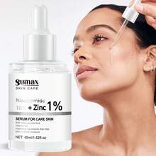SUMAX 10% 烟酰胺 + 1% 锌面部精华液，富含锌，紧致肌肤，深层补水，令肌肤更柔滑。适合20至50岁男女使用。 - 1pcs - 查看 2