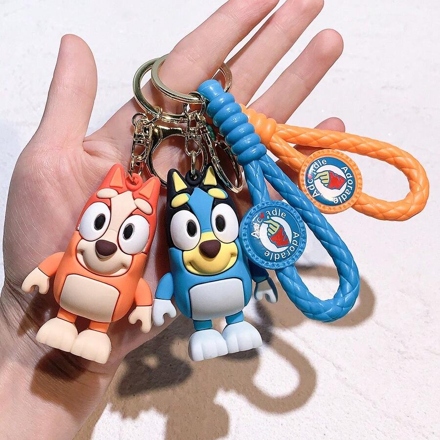 1pc Family Boo Doll Keychain, Cartoon Delicate Pendant Charm, Cute Gift For New Year, Valentine's Day, Easter [Random Style] - Multicolor - View 1