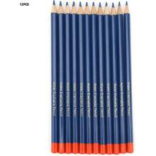 Lápiz de Tela, Tiza para Coser, Juego de Lápices de Sastre de 12 Piezas, Marcador de Tela con de Madera, Lápiz Soluble en Agua, Marcadores de Color Azul para Coser Colores Mezclados,40813245 - Multicolor - Ver 6