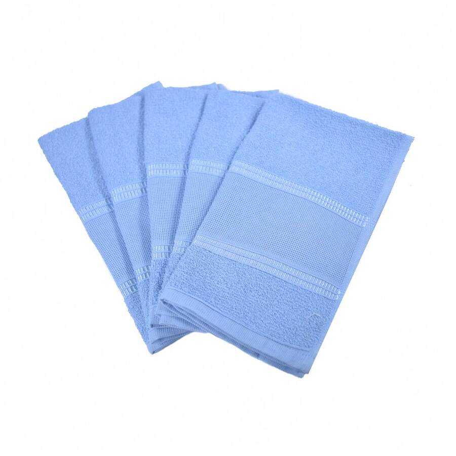 Kit Of 24 Hand Towels For Embroidery, Rekint Perfect Style - Light Blue - View 1