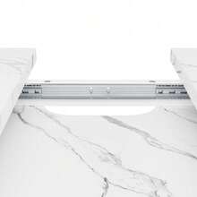 Dining Tables - White + MDF+Metal - View 11