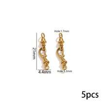 5套不锈钢掌扣钩连接器配件，适用于手链项链等饰品，粗扣OT扣，DIY珠宝制作套装 - 連接器 - 查看 8