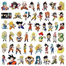 50pcs Anime Style Cute Stickers, Collectible, Includes Characters Like , Krillin, Bulma, Suitable For DIY Scrapbooking, Birthday Party Gifts, Valentine's Day Gifts, Holiday Gifts, Easter Gifts, Easter Crafts - Multicolor - View 1