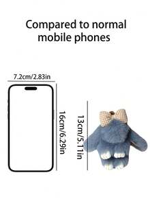 可爱毛绒兔子吊坠，蝴蝶结兔子钥匙扣，毛绒兔子包包挂饰，动物钥匙扣，萌萌卡通毛绒包包挂饰，小饰品，汽车钥匙扣，钥匙链挂绳，钥匙扣，钥匙圈配件，钥匙圈，女士礼物，圣诞礼物，圣诞袜礼物，生日礼物，朋友礼物，节日礼物，活动纪念品，派对小礼品 - 彩色 - 查看 8