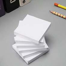 White Sticky Notes 6 Pads 3 X 3 Inch 100 Sheets/Pad Self-Stick Notes Pads 600 Sheets Total - trắng - Xem 5