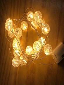 1个水晶球串灯，LED铜线窗帘灯，泡泡球仙女灯，3种灯光模式，适用于室内/室外装饰、婚礼、派对、节日、情人节、生日、客厅、女士房间、卧室 - 水晶球燈串 - 查看 13