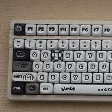 Cute Cat & Dog Keycaps, 130 Keys - MOA Height PBT Dye-Sublimated Customized Keycaps For 61/68/75/87/98/100 Keys - Multicolor - View 7