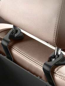 汽车座椅靠背多功能储物架 简易空气纸巾水杯手机架储物盒 带长短支架 快拆挂钩 适用于多种车型 - 收納盒 - 查看 5