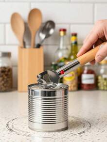 ABRIDOR DE GARRAFA DE LATA INOX - Prata - Visão 4