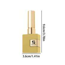 16毫升香槟金闪粉凝胶指甲油，闪耀全息亮片，适合圣诞节、新年派对、迪斯科美甲，可卸除UV/LED凝胶指甲油，高光泽美甲 - 金色 - 查看 12