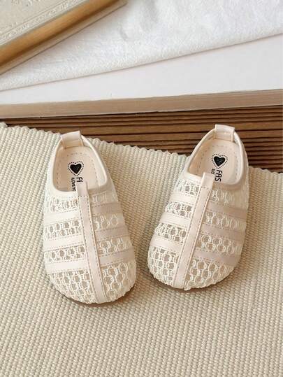 Kids Flat Closed Toe Slippers, Girls Fashion Versatile Flat Sandals