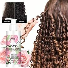 GOIPLE Curl Defining Cream - Long-Lasting Styling, Anti-Frizz Curl Cream With Coconut Oil And Shea Butter Nourishing Formula, Creates 4C Curls, Shapes Wavy Hair, Smooths Waves, Adds Volume And Bounce, Moisturizing Leave-In Conditioner, Suitable For Curly/Wavy/Straight Hair Styling And Care - 粉色 - 查看 2