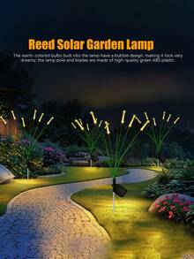 2/4个太阳能草坪灯，太阳能花园灯。户外太阳能泡泡形灯泡灯，带地插，发出暖白光。配有木质地插，适用于池塘、露台、庭院、小径、派对装饰。这款独特的设计以梦幻般的泡泡形灯泡为特色。 - 暖光 - 查看 2