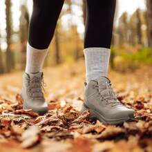 Women Oxford Hiking Boots Color-Bock Waterproof Outdoor Lightweight Trekking Climbing Hiking Ankle Boots For Four Seasons - 卡其色 - 查看 4