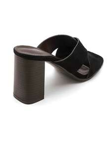 Summer Series: Platform Sandals, Elegant Mules, And Fashionable High Heels - Black 5549 - View 4