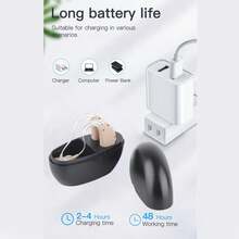 Hearing Aid Wireless Ear Assistance Device Hearing Sound Amplifier for People with Hearing Impairments - Albaricoque - Ver 11