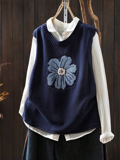 Floral Jacquard Sleeveless Vest, Elegant Fashion Layered Camisole Suitable For Spring And Autumn, Plus Size Women
