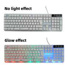 104 键有线机械键盘和鼠标套装，带 RGB LED 背光，非常适合游戏和办公使用